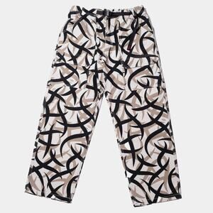 Gramicci Canvas EQT Pant - Tribal Snow L Cotton Canvas Cinch Belt Large POCKETS
